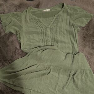 beachlunchlounge Sage Green Blouse